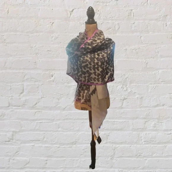Saachi Wool/Silk Scarf - Picture 1 of 4
